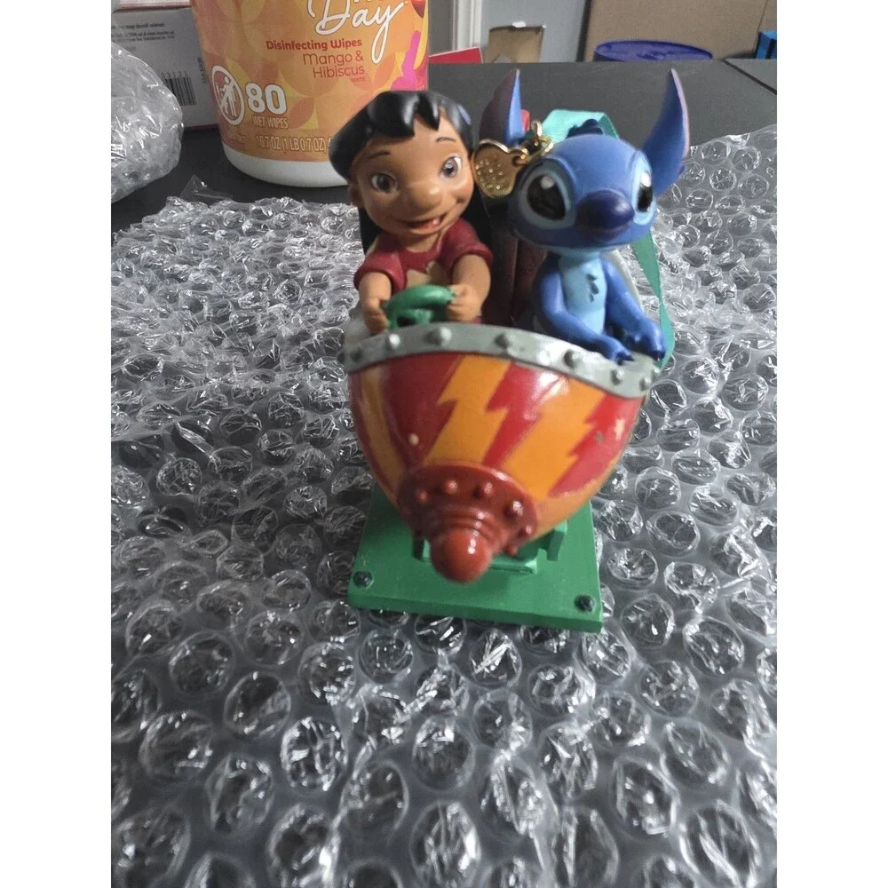 Disney Lilo & Stitch Rocket ship Christmas Space Adventure Ornament 2013